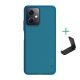 Nillkin Xiaomi Poco X5 5G NILLKIN SUPER FROSTED műanyag telefonvédő gumírozott, érdes felület + asztali tartó, SÖTÉTKÉK