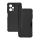 Gigapack Xiaomi Poco X5 5G Gigapack tok álló, bőr hatású FLIP, karbon minta, FEKETE