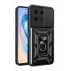 Gigapack Honor X8a Gigapack Defender szilikon telefonvédő ütésállóság, kameravédő, FEKETE