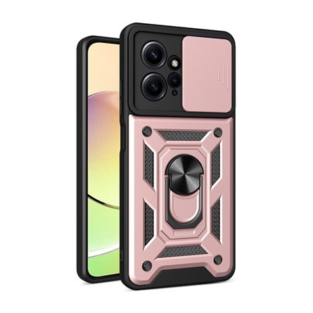 Gigapack Redmi Note 12 4G Gigapack Defender szilikon telefonvédő ütésállóság, kameravédő, RÓZSASZÍN