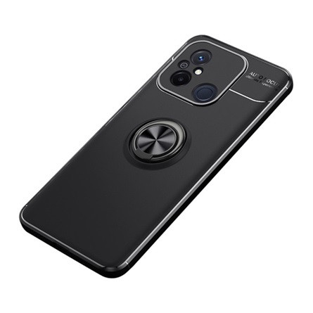 Gigapack Redmi 12C Gigapack Szilikon telefonvédő asztali tartó, mágneses, FEKETE