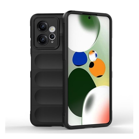 Gigapack Redmi Note 12 4G Gigapack Szilikon telefonvédő ütésállóság, 3D, FEKETE