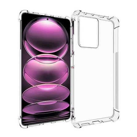 Gigapack Redmi Note 12 Pro 5G Gigapack Szilikon telefonvédő ütésállóság, légpárnás sarok, ÁTLÁTSZÓ