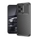 Gigapack Redmi Note 12 Pro 5G Gigapack Szilikon telefonvédő ütésállóság, karbon minta, FEKETE
