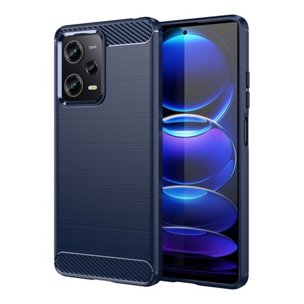 Gigapack Xiaomi Poco X5 Pro 5G Gigapack szilikon telefonvédő ütésállóság, karbon minta, SÖTÉTKÉK