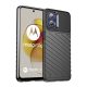 Gigapack Motorola Moto G73 Gigapack szilikon telefonvédő ütésállóság, dombor minta, FEKETE