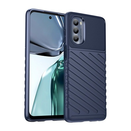 Gigapack Motorola Moto G62 5G Gigapack szilikon telefonvédő ütésállóság, dombor minta, SÖTÉTKÉK