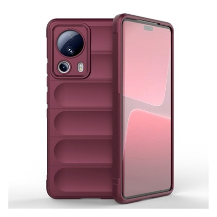 Gigapack Xiaomi 13 Lite Gigapack szilikon telefonvédő ütésállóság, 3D, BORDÓ
