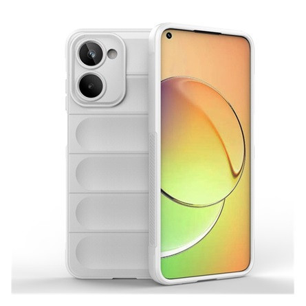 Gigapack Realme 10 Gigapack szilikon telefonvédő ütésállóság, 3D, FEHÉR