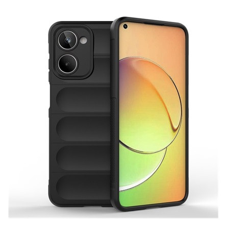 Gigapack Realme 10 Gigapack szilikon telefonvédő ütésállóság, 3D, FEKETE