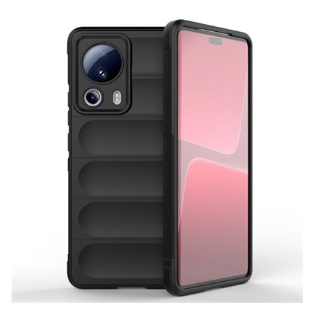 Gigapack Xiaomi 13 Lite Gigapack szilikon telefonvédő ütésállóság, 3D, FEKETE