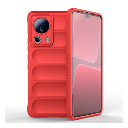 Gigapack Xiaomi 13 Lite Gigapack szilikon telefonvédő ütésállóság, 3D, PIROS