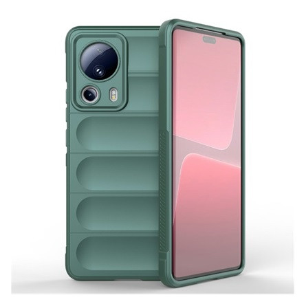 Gigapack Xiaomi 13 Lite Gigapack szilikon telefonvédő ütésállóság, 3D, SÖTÉTZÖLD