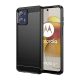 Gigapack Motorola Moto G73 Gigapack szilikon telefonvédő ütésállóság, karbon minta, FEKETE
