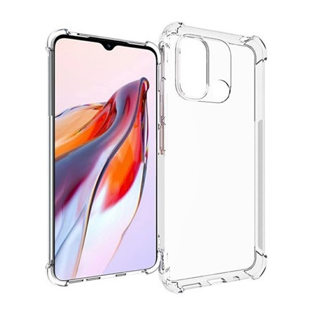 Gigapack Redmi 12C Gigapack Szilikon telefonvédő ütésállóság, légpárnás keret, ÁTLÁTSZÓ