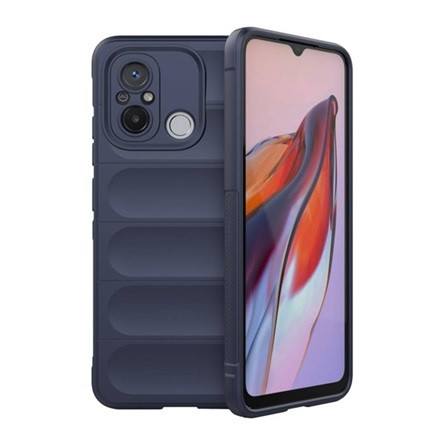 Gigapack Redmi 12C Gigapack Szilikon telefonvédő ütésállóság, 3D, SÖTÉTKÉK