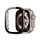 Dux Ducis Apple Watch Ultra 2 49mm DUX DUCIS HAMO műanyag keret ütésállóság, fém hatás + kijelzővédő, FEKETE