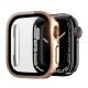 Dux Ducis Apple Watch Series 9 41mm DUX DUCIS HAMO műanyag keret ütésállóság, fém hatás + kijelzővédő, RÓZSASZÍN