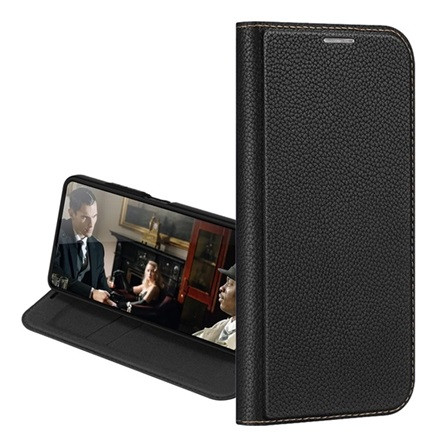 Dux Ducis Xiaomi Poco X5 5G DUX DUCIS SKIN X2 tok álló, bőr hatású FLIP, asztali tartó, FEKETE