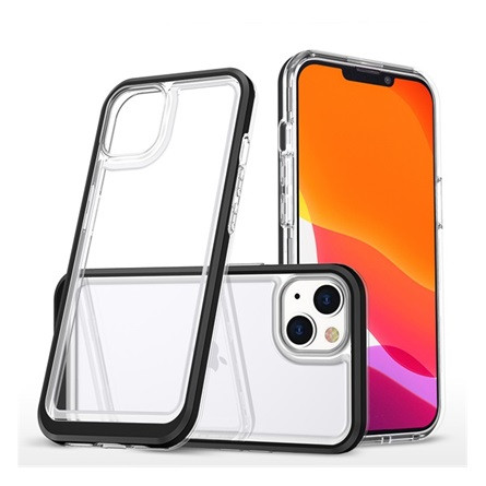 Gigapack iPhone 14 Gigapack szilikon telefonvédő ütésállóság, kameravédő, FEKETE