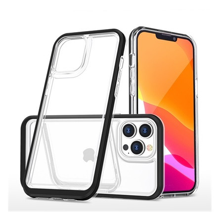 Gigapack iPhone 14 Pro Gigapack szilikon telefonvédő ütésállóság, kameravédő, FEKETE