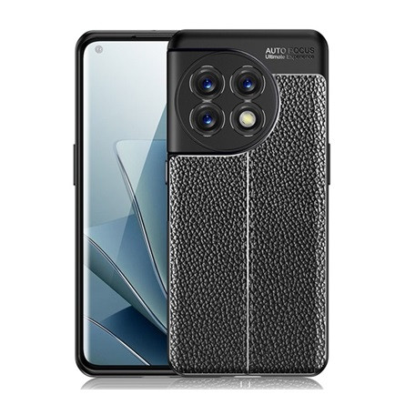 Gigapack OnePlus 11 5G Gigapack szilikon telefonvédő ütésállóság, varrás minta, FEKETE