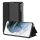 Gigapack Samsung S23 Plus Gigapack tok álló, bőr hatású FLIP, ablakos, FEKETE