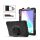 Gigapack Samsung Tab Active 4 Pro WIFI Gigapack defender műanyag telefonvédő ütésállóság, vállpánt, FEKETE