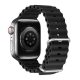 Dux Ducis Apple Watch Series 10 46mm DUX DUCIS pótszíj egyedi méret, hullám, FEKETE