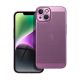 Gigapack iPhone 14 Gigapack műanyag telefonvédő légáteresztő, kameravédő, LILA