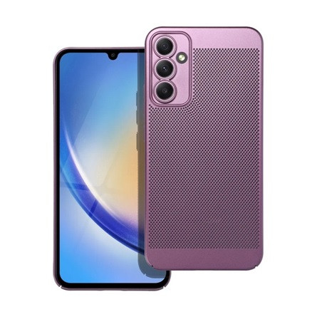Gigapack Samsung A34 5G Gigapack műanyag telefonvédő légáteresztő, kameravédő, LILA