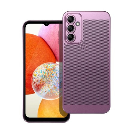 Gigapack Samsung A14 5G Gigapack Műanyag telefonvédő légáteresztő, kameravédő, LILA