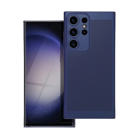 Gigapack Samsung S23 Ultra Gigapack műanyag telefonvédő légáteresztő, kameravédő, SÖTÉTKÉK