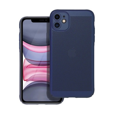 Gigapack iPhone 12 Pro Gigapack Műanyag telefonvédő légáteresztő, kameravédő, SÖTÉTKÉK