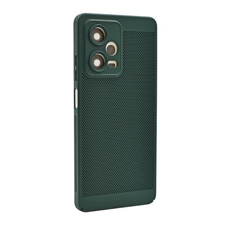 Gigapack Redmi Note 12 Pro 5G GIGAPACK Műanyag telefonvédő légáteresztő, kameravédő, SÖTÉTZÖLD