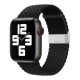 Gigapack Apple Watch Series 10 42mm Gigapack Pótszíj egyedi méret, textil, FEKETE
