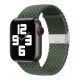 Gigapack Apple Watch Series 10 46mm Gigapack Pótszíj egyedi méret, textil, SÖTÉTZÖLD