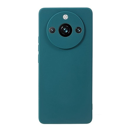 Gigapack Realme 11 Pro Plus Gigapack Szilikon telefonvédő matt SÖTÉTZÖLD