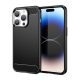 Gigapack iPhone 15 Pro Max Gigapack szilikon telefonvédő ütésállóság, karbon minta, FEKETE