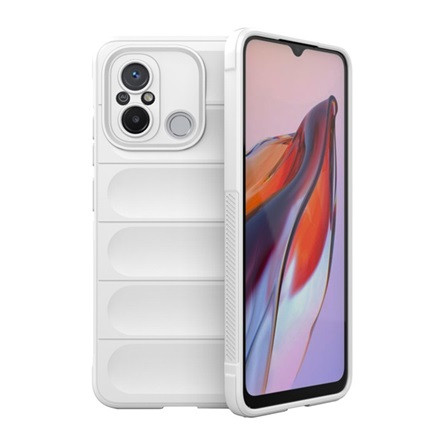 Gigapack Redmi 12C Gigapack Szilikon telefonvédő ütésállóság, 3D, FEHÉR