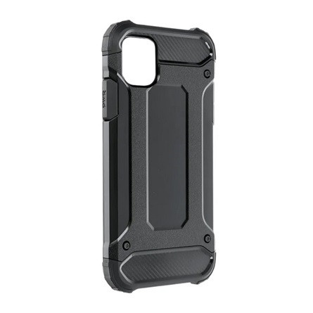 Gigapack iPhone 15 Plus Gigapack Defender szilikon telefonvédő ütésállóság, fémhatás, FEKETE