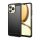 Mofi Realme C51 4G MOFI szilikon telefonvédő ütésállóság, karbon minta, FEKETE