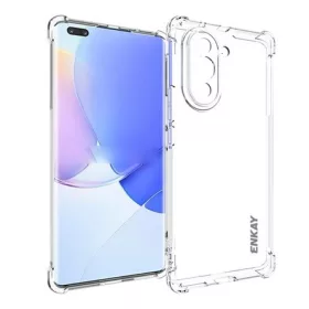   Enkay Huawei Nova 10 Pro ENKAY szilikon telefonvédő ütésállóság, légpárnás sarok, ÁTLÁTSZÓ