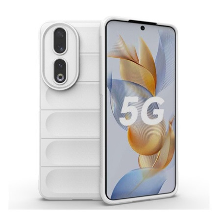 Gigapack Honor 90 5G Gigapack szilikon telefonvédő ütésállóság, 3D, FEHÉR