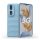 Gigapack Honor 90 5G Gigapack szilikon telefonvédő ütésállóság, 3D, VILÁGOSKÉK