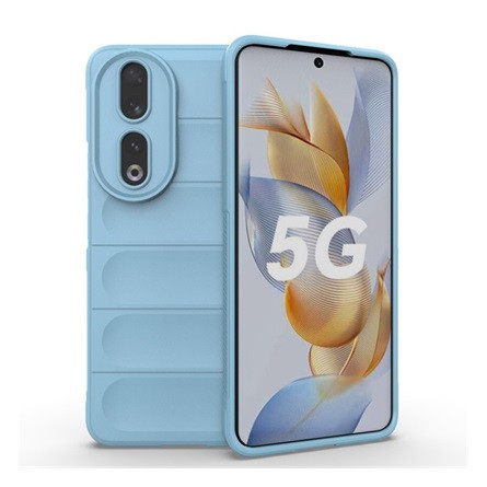 Gigapack Honor 90 5G Gigapack szilikon telefonvédő ütésállóság, 3D, VILÁGOSKÉK