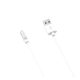 Gigapack Haylou LS09B GIGAPACK töltőkábel USB mágneses, 100cm, FEHÉR