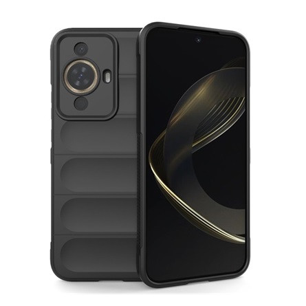 Gigapack Huawei Nova 11 Gigapack szilikon telefonvédő ütésállóság, 3D, FEKETE