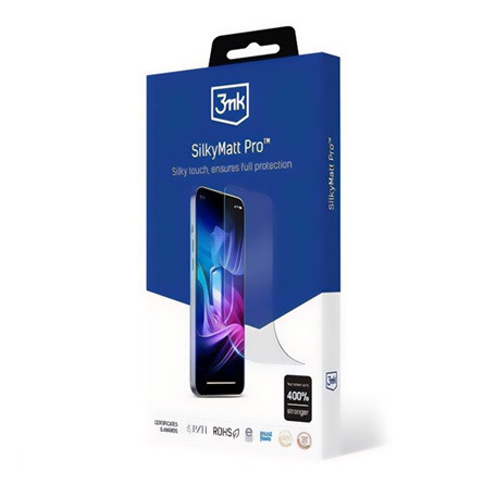3Mk Redmi 12C 3MK SILKYMATT PRO képernyővédő fólia matt, tokbarát + applikáló folyadék, ÁTLÁTSZÓ