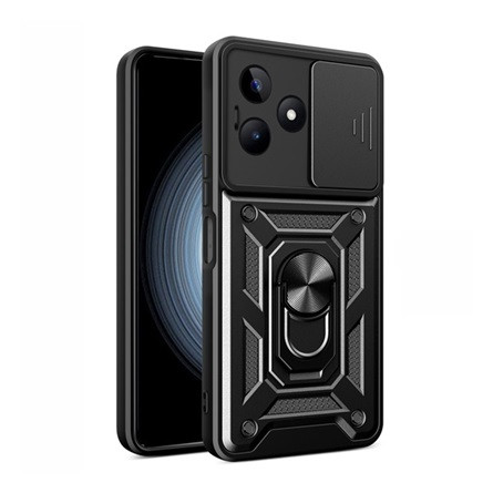 Gigapack Realme C51 4G Gigapack Defender szilikon telefonvédő ütésállóság, kameravédő, FEKETE